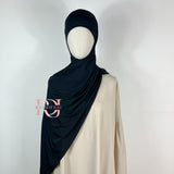 Hijab à nouer en jersey luxe premium (plusieurs couleurs)
