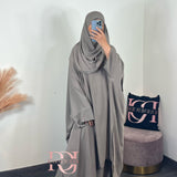 Set 3 pièces Emira, couleur taupe