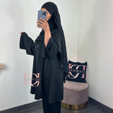 Burkini Lya 4 pièces, couleur noir