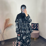 Ensemble coton Jade, couleur noir