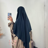 Khimar bambou, couleur noir