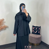 Burkini jupe 3 pièces, noir
