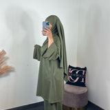 Burkini Lya 4 pièces, couleur olive