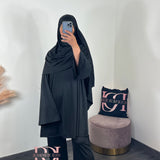 Burkini Lya 4 pièces, couleur noir