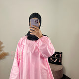 Ensemble popeline coton, couleur rose