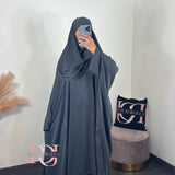 Set 3 pièces Emira, couleur gris foncé