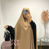 Maxi khimar à fentes (plusieurs couleurs)