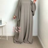 Abaya Neyla jazz, plusieurs couleurs (2 longueurs)