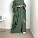 Abaya Neyla jazz, plusieurs couleurs (2 longueurs)