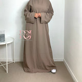 Abaya simple (plusieurs couleurs) 2 longueurs