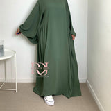 Abaya Neyla jazz, plusieurs couleurs (2 longueurs)