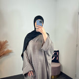 Abaya Laya, couleur taupe