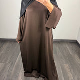 Abaya Mia, couleur marron