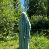 Ensemble Abaya + Khimar Jazz, couleur vert d’eau