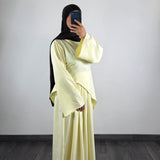 Ensemble asymétrique, jaune
