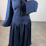 Robe Ania, bleu marine