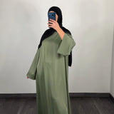 Abaya Mia, couleur kaki