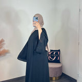 Abaya Lin, couleur noir