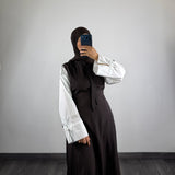 Robe Roumaissa 2 pieces, marron