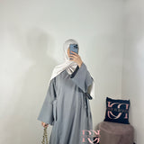 Abaya Meryem, couleur gris