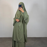 Jilbeb 2 pieces jupe, olive