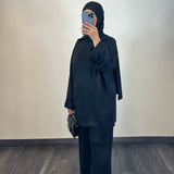 Ensemble doux, couleur noir