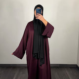 Abaya Mia, couleur prune