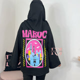 Tee-shirt Maroc manches longues, couleur noir