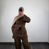 Ensemble amaya, marron