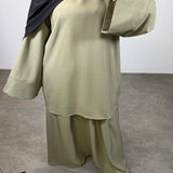 Ensemble Tania, vert olive [qualité supérieure]
