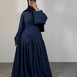 Robe Ania, bleu marine