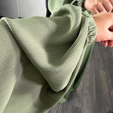 Abaya Lina, couleur kaki