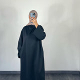 Abaya miraya, couleur noir