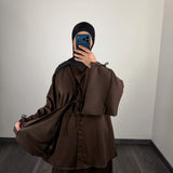 Ensemble Izia, couleur marron