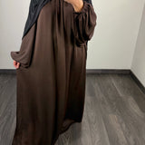 Abaya Lina, couleur marron