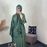Burkini jupe 3 pièces, kaki