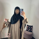 Hijab bambou, couleur noir