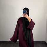 Abaya Mia, couleur prune
