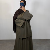 Ensemble Tania, marron [qualité supérieure]