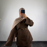 Ensemble amaya, marron