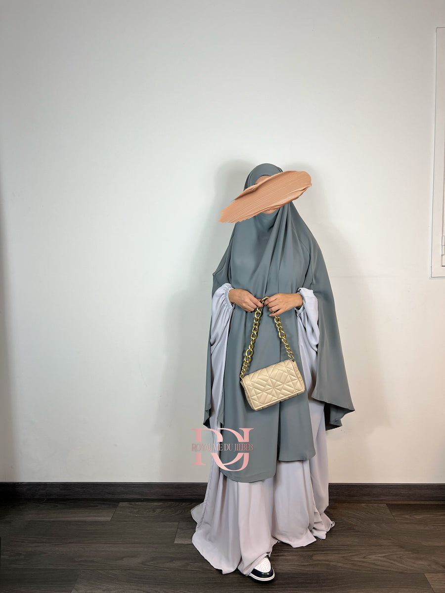 Maxi khimar à fentes (plusieurs couleurs)