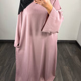 Abaya Mia, couleur taupe-rosé