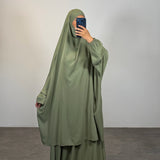 Jilbeb 2 pieces jupe, olive