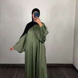 Abaya Lina, couleur kaki