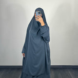 Jilbeb petit prix, couleur gris foncé