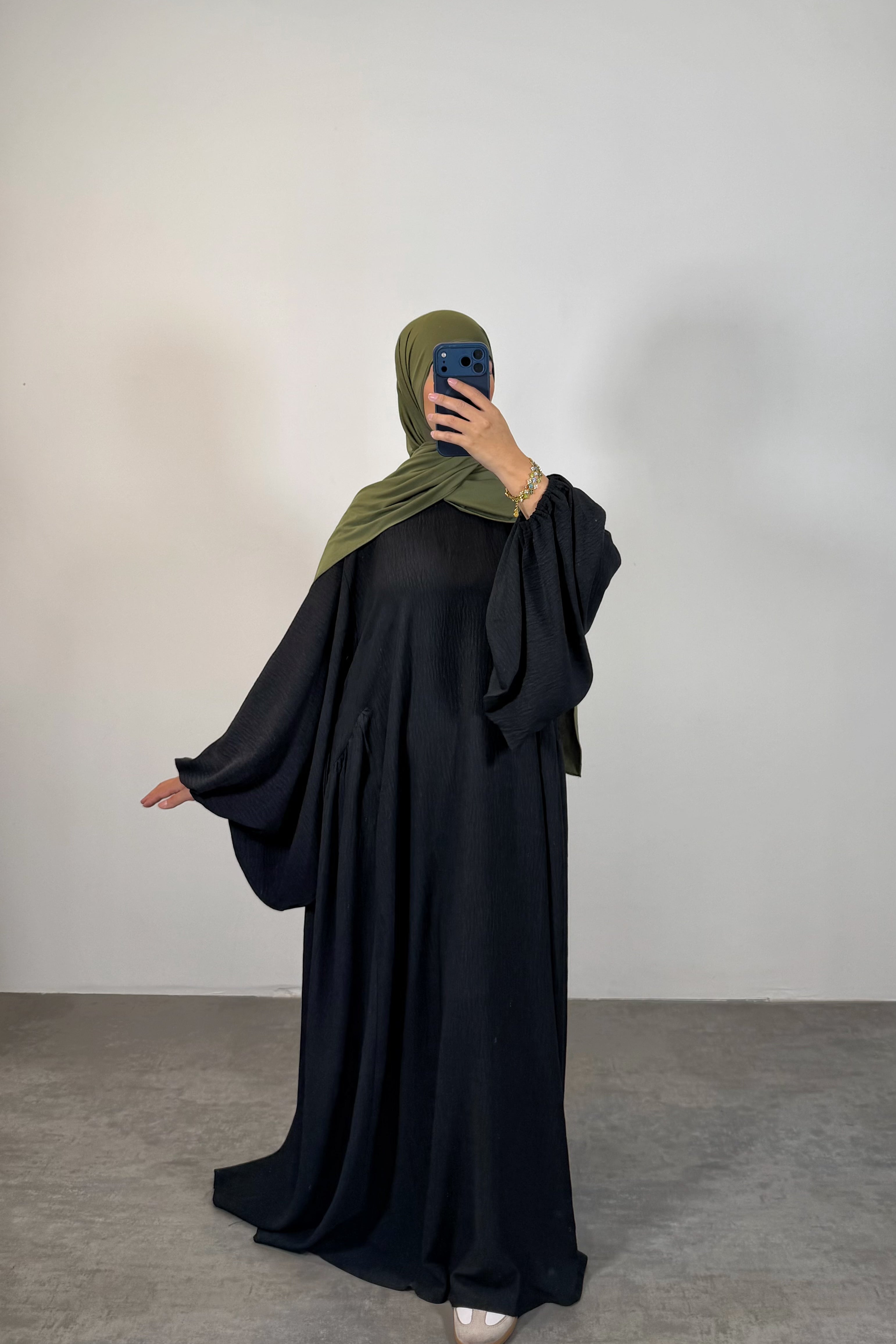 Abaya Neyla jazz, plusieurs couleurs (2 longueurs)