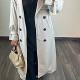 Manteau trench, couleur beige