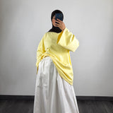 Jupe coton avec doublure, blanc