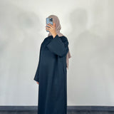 Abaya miraya, couleur noir
