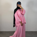 Ensemble carreaux, rose